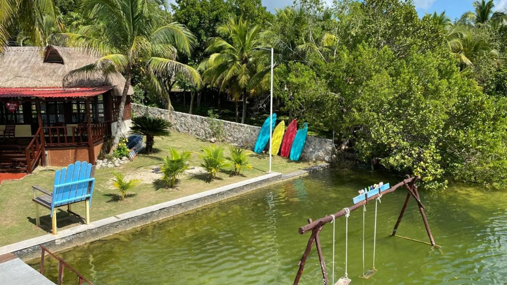 Coras Place Bacalar Lagoon Front