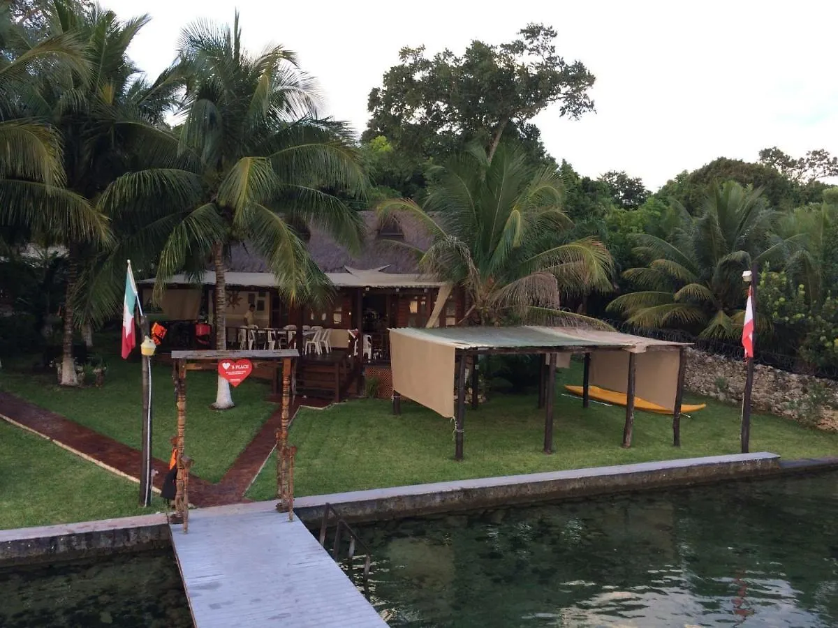 Apartment Coras Place Bacalar Lagoon Front Mexico