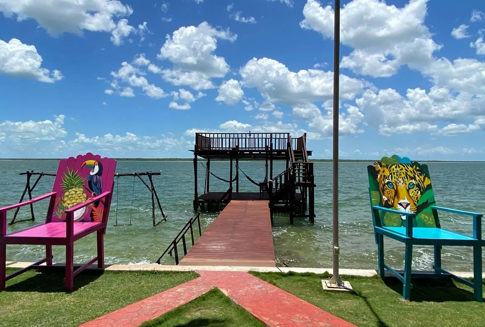 Coras Place Bacalar Lagoon Front Mexico